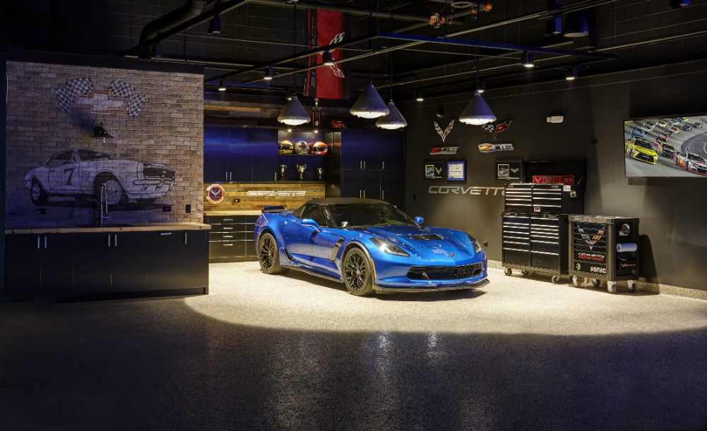 man cave garage paint ideas