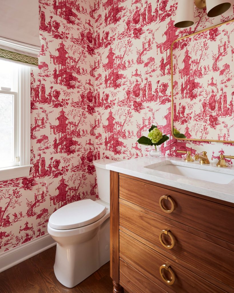 Redux Interior Design Pink Wallpaper